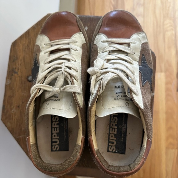 Golden Goose mauve and navy sneakers - Picture 2 of 7